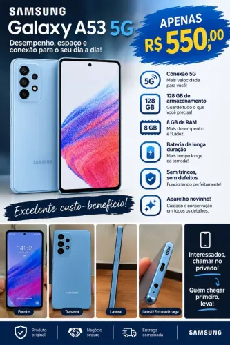 Celular Samsung A53 128 gigas