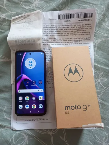 Moto g84 com nota fiscal