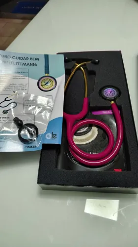 Estetoscópio Littman Classic III - Raspberry (Nunca usado)