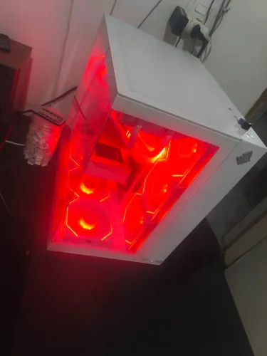 Gabinete cv500 branco com 7 fans magnética
