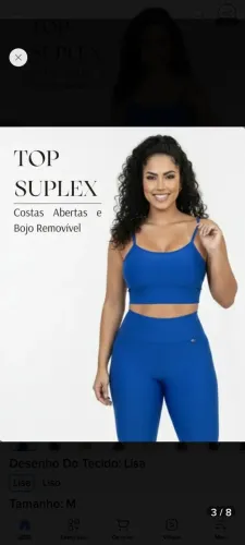 Top fitnes alça fina