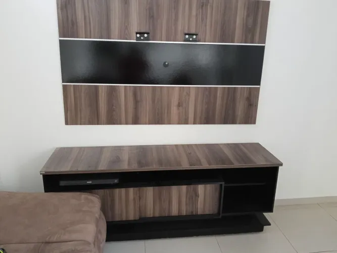 Rack com painel de parede