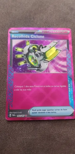 Carta Pokémon Recolhida Ciclone
