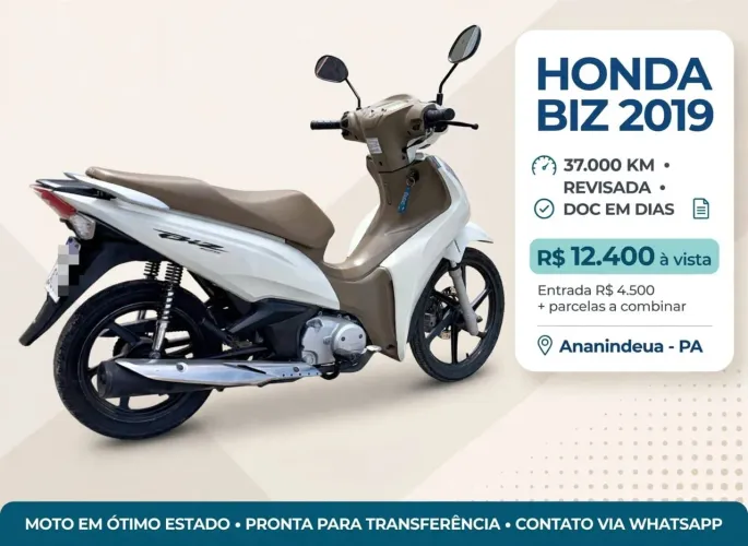 *Biz 125 2022 - Única Dona -