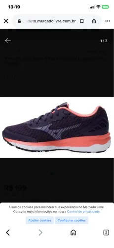 Tênis Mizuno space 3