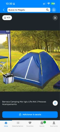 Barraca camping