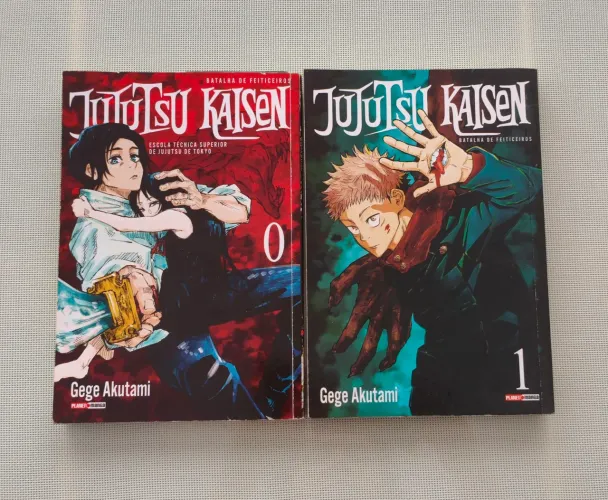 Mangá Jujutsu Kaisen Volume 0 e 1