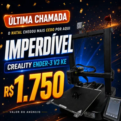 Impressora 3D Creality Ender-3 V3 KE com Wi-Fi