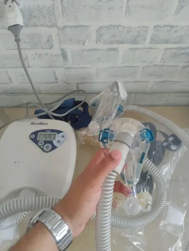 Vendo aparelho respiratório completo