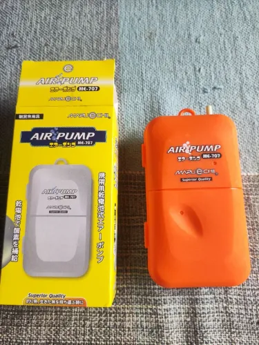 Compressor a pilha para aquário