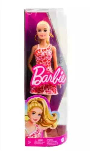 Boneca Barbie Fashionistas: HJT02 - Loura Vestido Florido