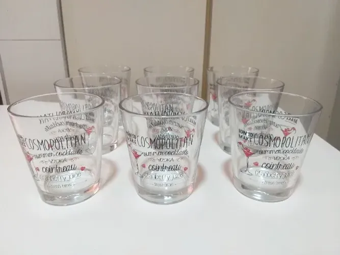 Kit 9 Copos Cosmopolitan - R$ 100