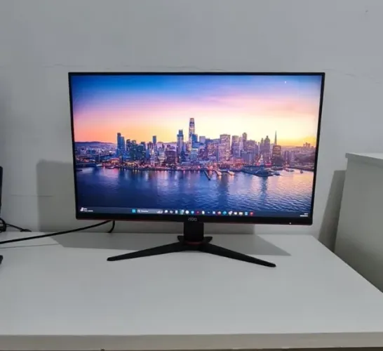 Monitor Gamer AOC 27" IPS Full HD 75Hz 1ms | 27G2HE5 | Pouquíssimo Uso