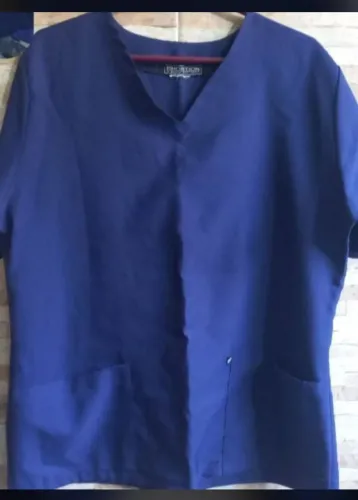 Jaleco azul marinho tam GG