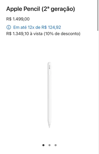 Apple Pencil 2° geração