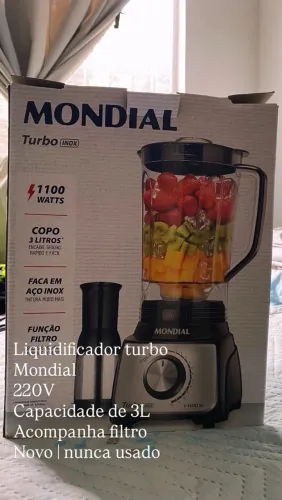 Liquidificador turbo Mondial