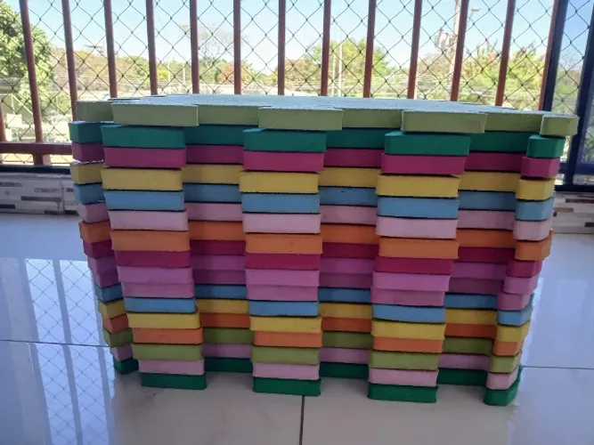 Kit com 12 Tatames Infantil 50x50