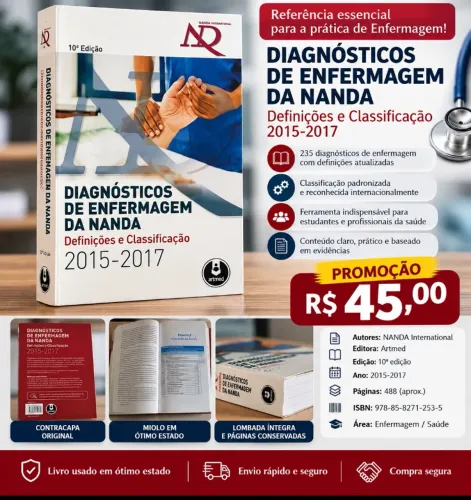 Livro Diagnósticos de Enfermagem da NANDA ? Definições e Classificação 2015-2017,