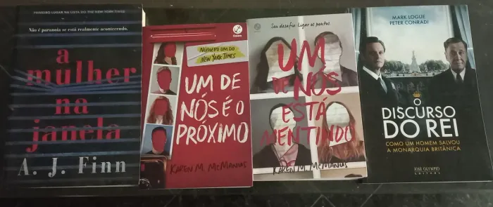 4 livros R$30,00