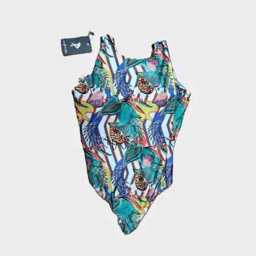 Maiô Feminino Estampado Luptons Plus Size Novo com Etiqueta