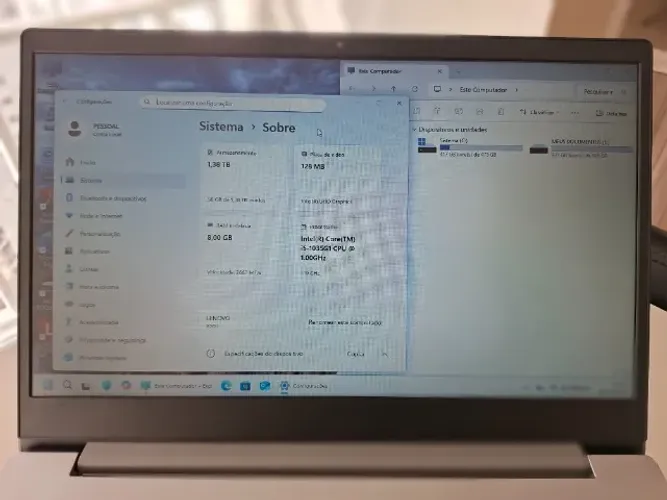 Notebook LENOVO Ideapad S145 Core i5 8GB 1500GB 15.6 Td Orig Ót Est Gar Loj 12x SP CPS SJC
