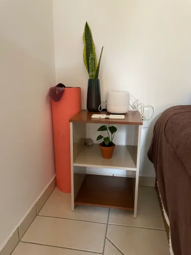 Conjunto de móvel de cabeceira de cama (2un.)