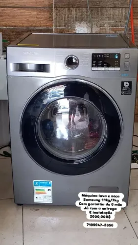 Máquina Samsung lava e seca 11kg/7kg