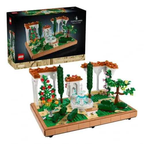 Lego 10359 Icons Jardim Da Fonte 1302 Peças