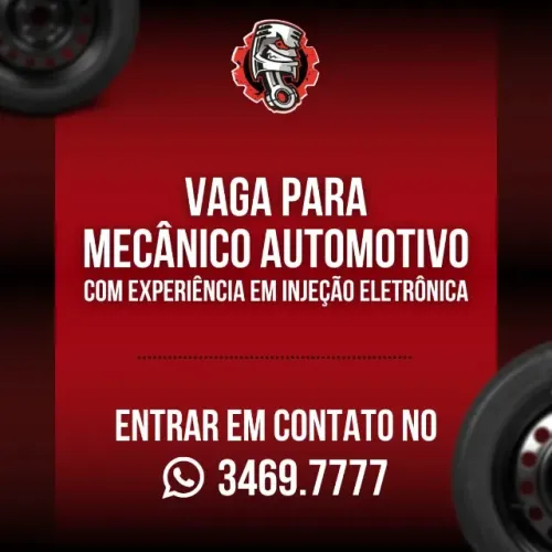 Vaga mecânico automotivo para Cachoeirinha RS