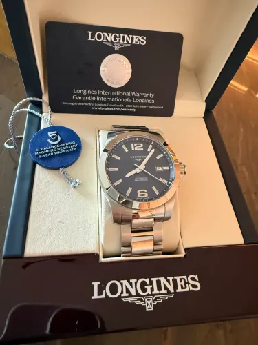 Relógio Longines Conquest Azul 