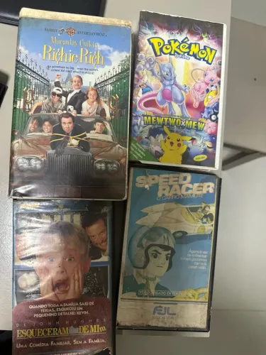Filmes vhs Speed racer,pokemon