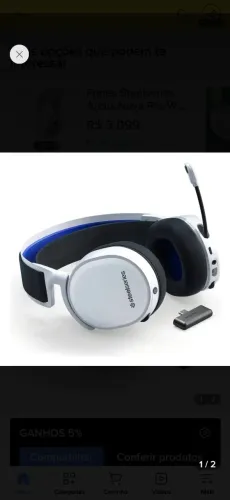 Fone steelseries ps5