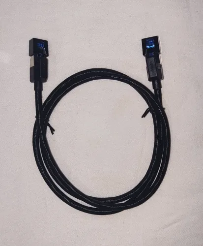 Cabo De Rede Ugreen Ethernet Blindado Para PC E Vídeo Games [CAT8][1M]