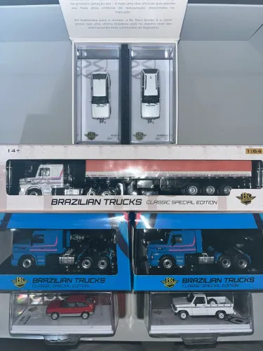 Coleção Brclassics Scania 113h D20 Gol Gti Kit Bydeni