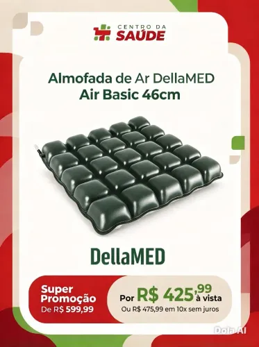 Almofada AIR BASIC Dellamed de 46cm antiescaras