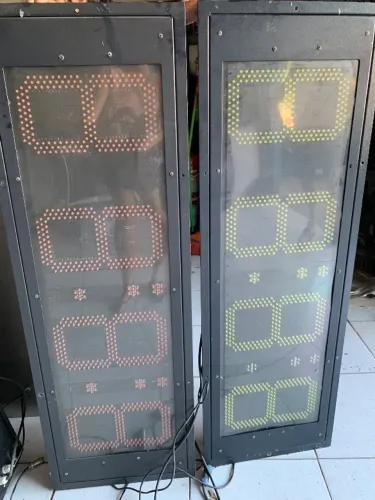 Módulos Digitais de Preço LED para Posto de Combustível - 6 Unidades + Driver