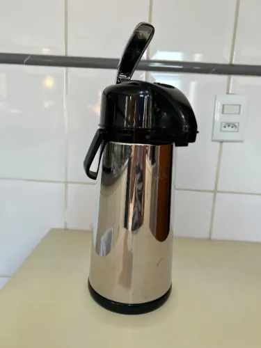 Garrafa térmica inox grande