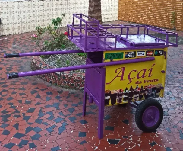 carrinho de açaí barraca de açaí carro para vender açaí