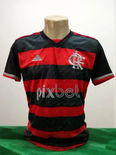 Camisa do Flamengo 2024 Adidas #18 De La Cruz