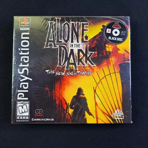 Alone In The Dark The New Nightmare Prensado Ps1 Cd Mídia Prata. Novo e Lacrado.