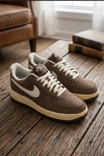 Nike Air Force 1 - Edição Brown/Bege - Estado de Novo - Oportunidade