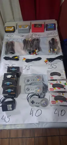 Acessórios de super Nintendo e mega drive