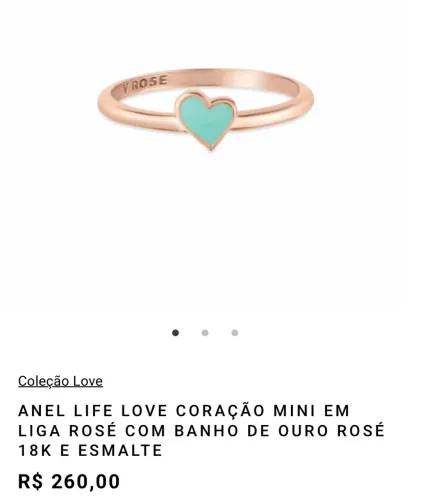 VIVARA anel rose 