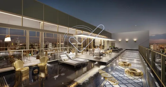 Studio no Vila Ibirapuera Studios by Versace - Design Exclusivo e Rooftop Sofisticado