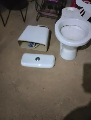 Vaso sanitário funcionando perfeitamente