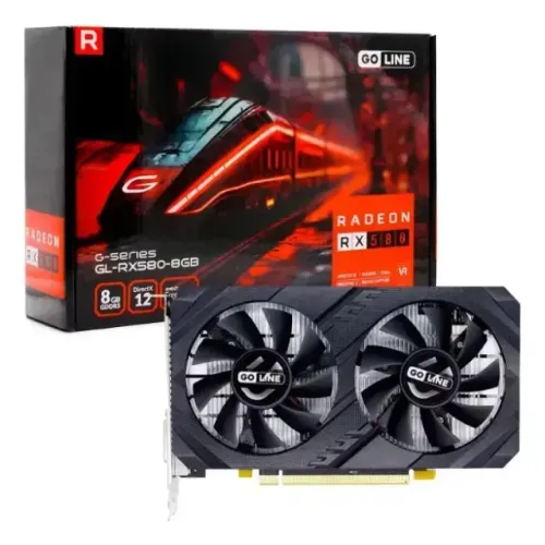 Placa de Vídeo Radeon RX 580 8GB GoLine