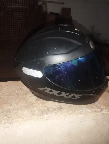 Capacete Axxis Eagle Draken Preto Fosco - Usado
