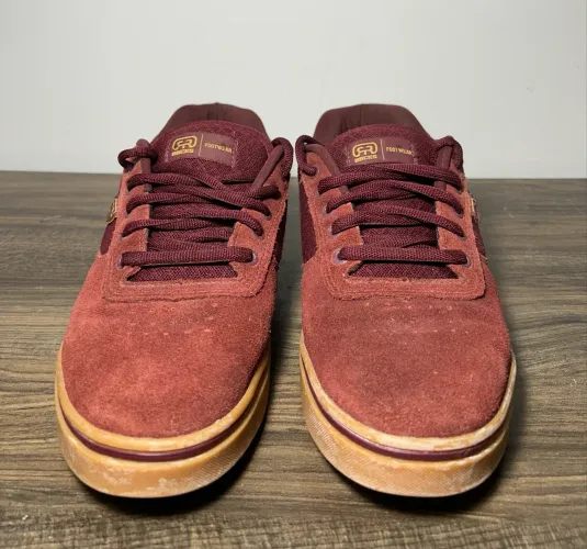 Tênis Hocks Flat Lite Vinho Camurça Original - 43 / US 11