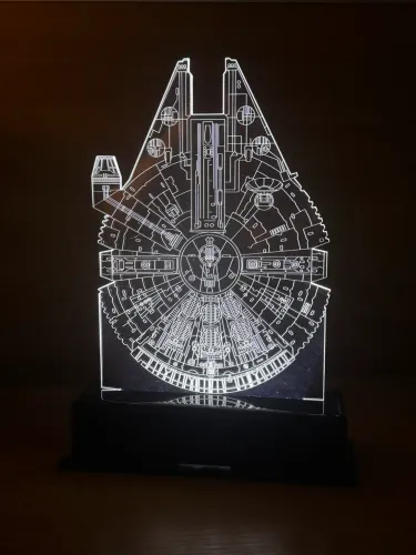 STAR WARS luminária abajur 