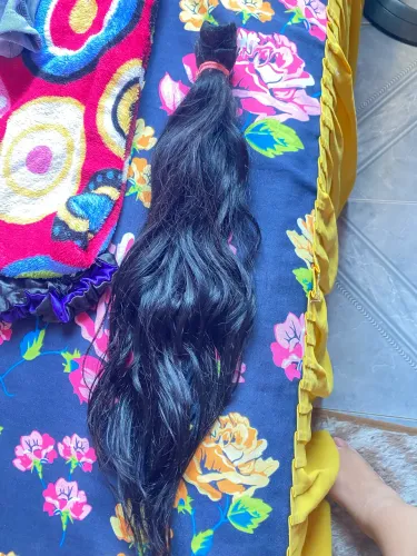 Mega Hair Humano 65 cm |250g, Liso Ondulado Com Topo em Tela